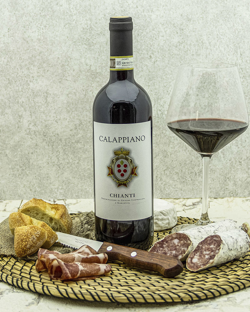 Вино Fattoria di Calappiano Кьянти Калаппиано Красное Сухое 2018 г.у. 12,5% 0,75 л.