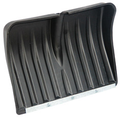 69-0-451 Лопата снегоуборочная пластиковая, с планкой, без черенка, 490х370мм (Россия)