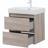 Aquanet 305236 Тумба с раковиной Nova Lite 60 2 ящ. цв. орех светлый (305236)