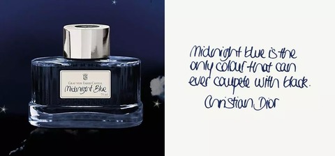 Флакон с чернилами Graf von Faber-Castell Midnight Blue 75 ml (141007)