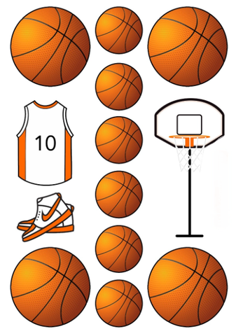 Картинка на вафельной бумаге Баскетбол
