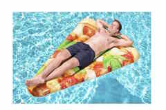 Матраc пляжный для плавания Bestway Pizza Party Lounge 188 х 130 см, 44038