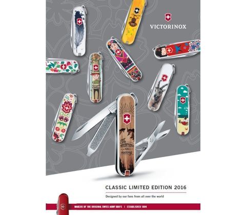 Нож-брелок Victorinox Classic LE 2016, 58 mm 