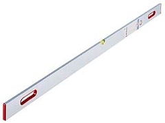 БИБЕР 35603 Правило прямоугольное, анодированное 2000мм с уровнем и ручками (20)