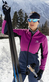 Женский элитный утеплённый лыжный костюм Nordski Pro Fuchsia/Blue W