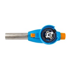 РемоКолор 73-0-019 Горелка газовая на баллон, сопло 18 х 64 мм, пьезоподжиг, расход 80 г/ч, вертикальная, ABS, (шт.)