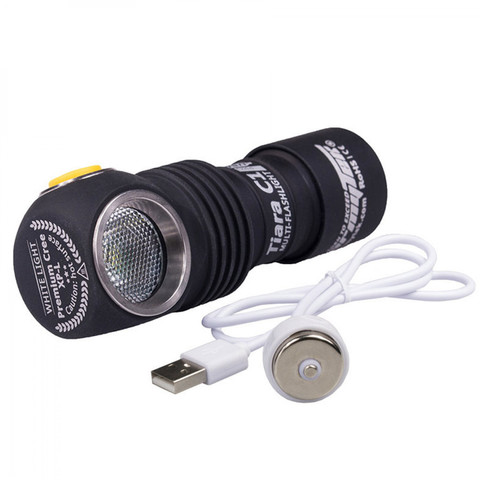 Мультифонарь светодиодный Armytek Tiara C1 Magnet USB+18350, 1050 лм, аккумулятор