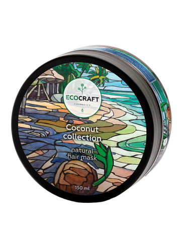 ECOCRAFT Маска для волос Coconut collection Кокосовая коллекция (150 мл)