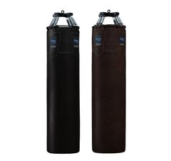 Водоналивной боксерский мешок H2O FILIPPOV. Кожа 130см/40см/50-80кг, черный