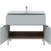Aquanet 277556 Тумба Алвита new 100 напольная 1 ящ., 2 дв.цв.серый (277556)