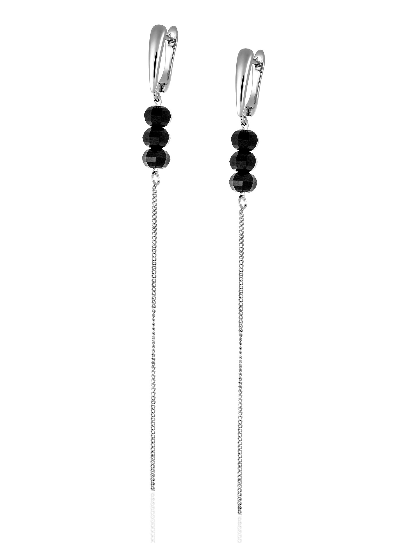 Серьги из шпинели