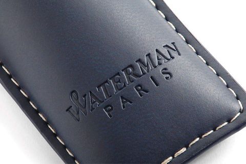 Набор подарочный Waterman Hemisphere Matte Black CT, ручка + чехол (2019832)