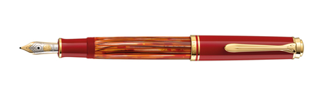 Ручка перьевая Pelikan Souverän® M600 SE 2020, Tortoiseshell-Red  (815840)