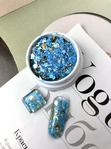 Глиттер CONFETTY MIX Blue