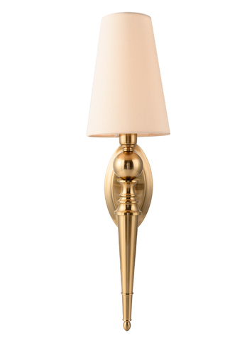 Настенный светильник Crystal Lux PER AP1 BRASS/BEIGE