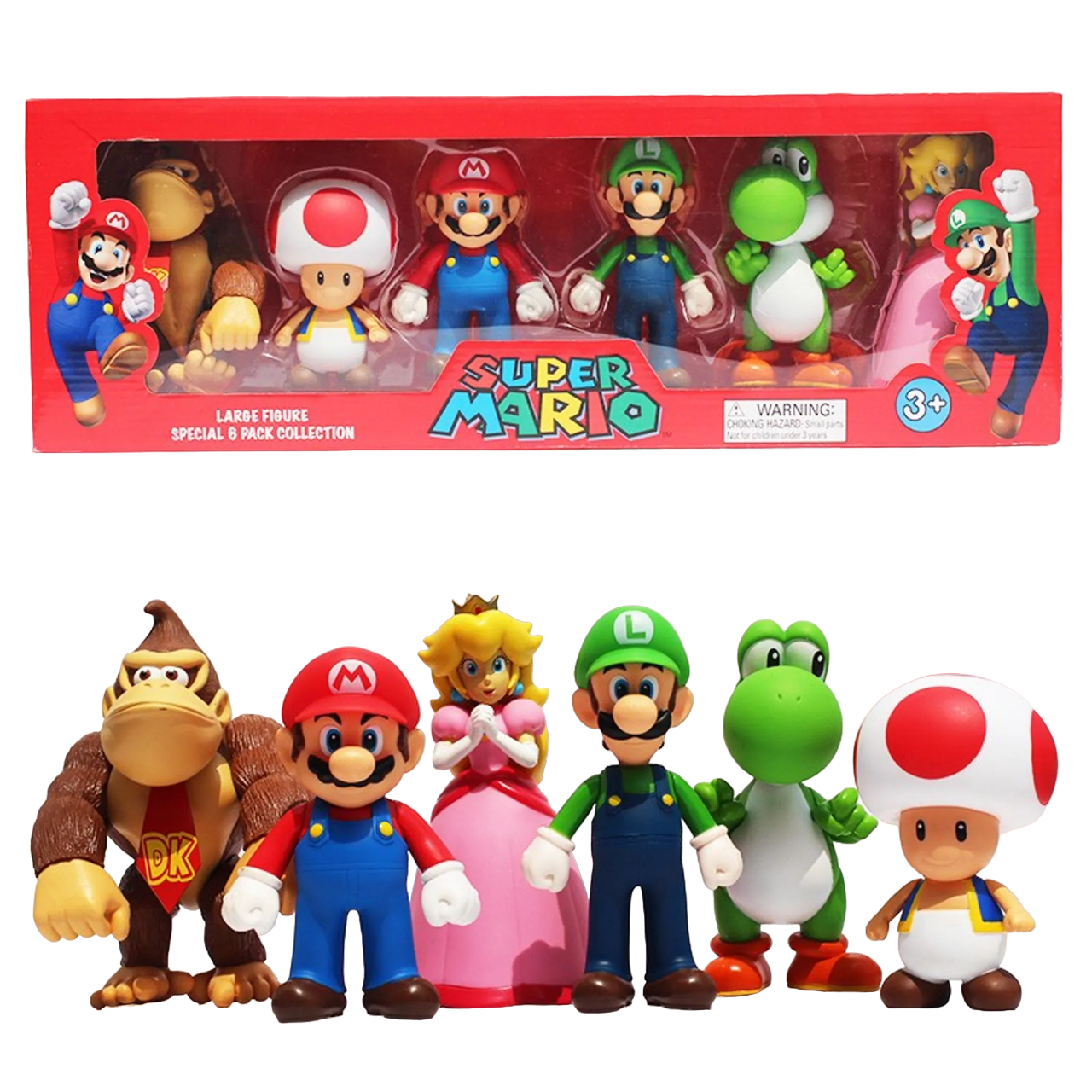 Набор Экшн-фигурки " Super Mario Bros " 6в1