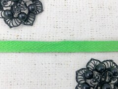 Лента киперная, хлопок, ш. 1 см, светло-травяной