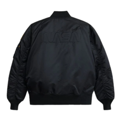 Бомбер Alpha Industries MA-1 NASA Gen II Black (Черный)