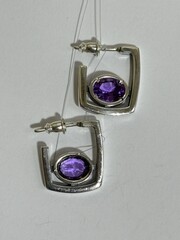 Оберон (серьги из серебра)