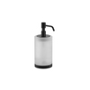 Gessi 38839#299 Gessi Emporio Accessories Дозатор для жидкого мыла настольный, сатинированное стекло, фурнитура Black XL