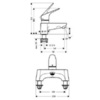 Смеситель на борт ванны на 2 отверстия Hansgrohe Focus 31523000