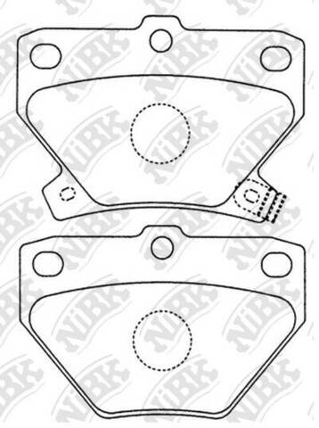 Колодки NiBK PN1454