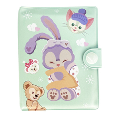 Маленький блокнот детский (для девочек и мальчиков) с ручкой на кнопке, MC-Basir, красивый набор: ручка с милым блокнотом для записей, ПВХ, 10.5*8 см, 48 листов, голубой