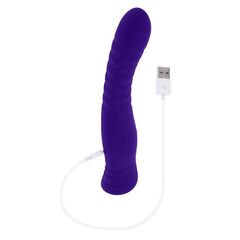 Фиолетовый вибростимулятор Trixxxie - 22,2 см. - 