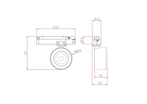 Трековый светильник Maytoni Treo TR023-1-12W3K