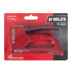 TP-5525 Степлер скобозабивной, тип скобы №53, пластиковый корпус, 154х30х140мм (MILES)