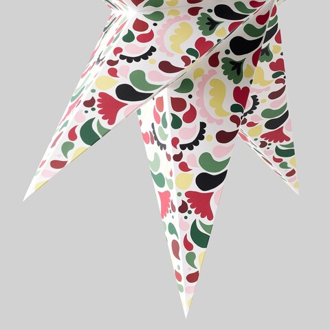 Новогоднее украшение (звезда) Födelse, 70 см, разноцветный/с рисунком, бумага