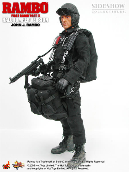 Фигурка Джон Рэмбо из фильма Рэмбо Первая кровь 2 Hot Toys