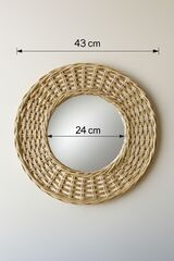 Зеркало интерьерное дизайнерское из дерева арт.ZER-2