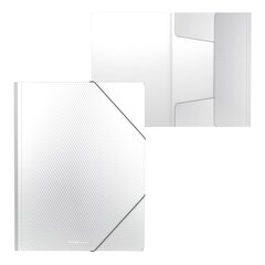 
          Папка на резинках Erich Krause, А4, 248х320х5 мм, 550 мкм, пластик, "Diamond Total White", в пакете 4 шт.