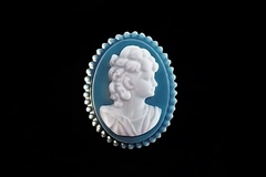 Силиконовый молд Камея № 43