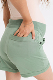 Шорты для беременных 16335 холодная мята