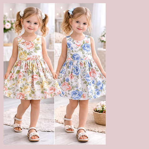 Платье девочке (3-7) 260302-RQ1107