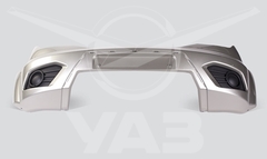 Накладка переднего бампера УАЗ-3163 (с2015г.) (желто-серебристый металлик)