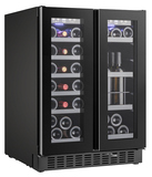 Шкаф винный Temptech Sommelier SOM2DX60DRB