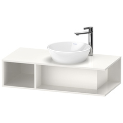 Duravit D-Neo Тумбочка подвесная компакт, 260x1000x480 мм, 1 открытое отделение на левой стороне, цвет: белый высокоглянцевый DE493902222 фото