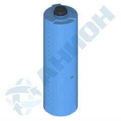 Емкость Анион цилиндрическая 405 л. вертикальная (550x550x1920см;синий) - арт.559378