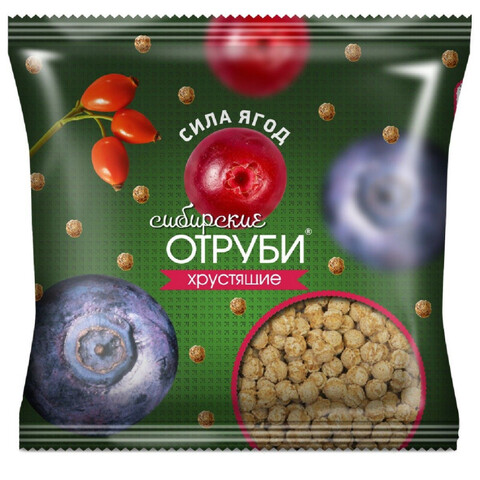 Отруби сибирские хрустящие 100гр Сила фруктов