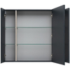 Aquanet 303896 Компл.2 - Зеркало Алвита new 90 цв.антрацит (303896)