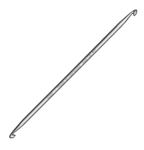 ADDI Крючок из алюминия для кругового тунисского вязания  №3, 15 см