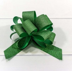 Бант-шар 3 см "Блеск" Зеленый