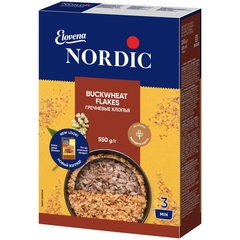 Хлопья Nordic гречневые, 550г