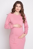 Платье для беременных и кормящих 12356 розовый