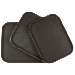 Поднос прорезиненный прямоугольный