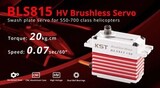 Сервопривод KST BLS815 HV (20 кг/см, 0.07 сек/60°, 73г)
