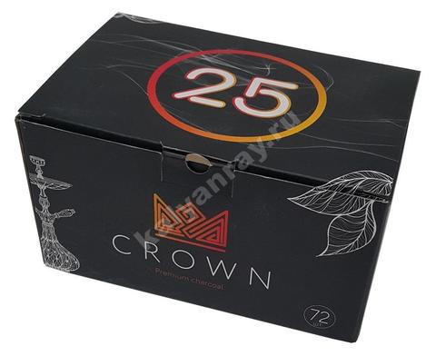 Кокосовый уголь для кальяна Crown 1 кг 72 кубика